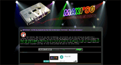 Desktop Screenshot of maxi80.com