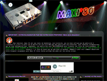 Tablet Screenshot of maxi80.com